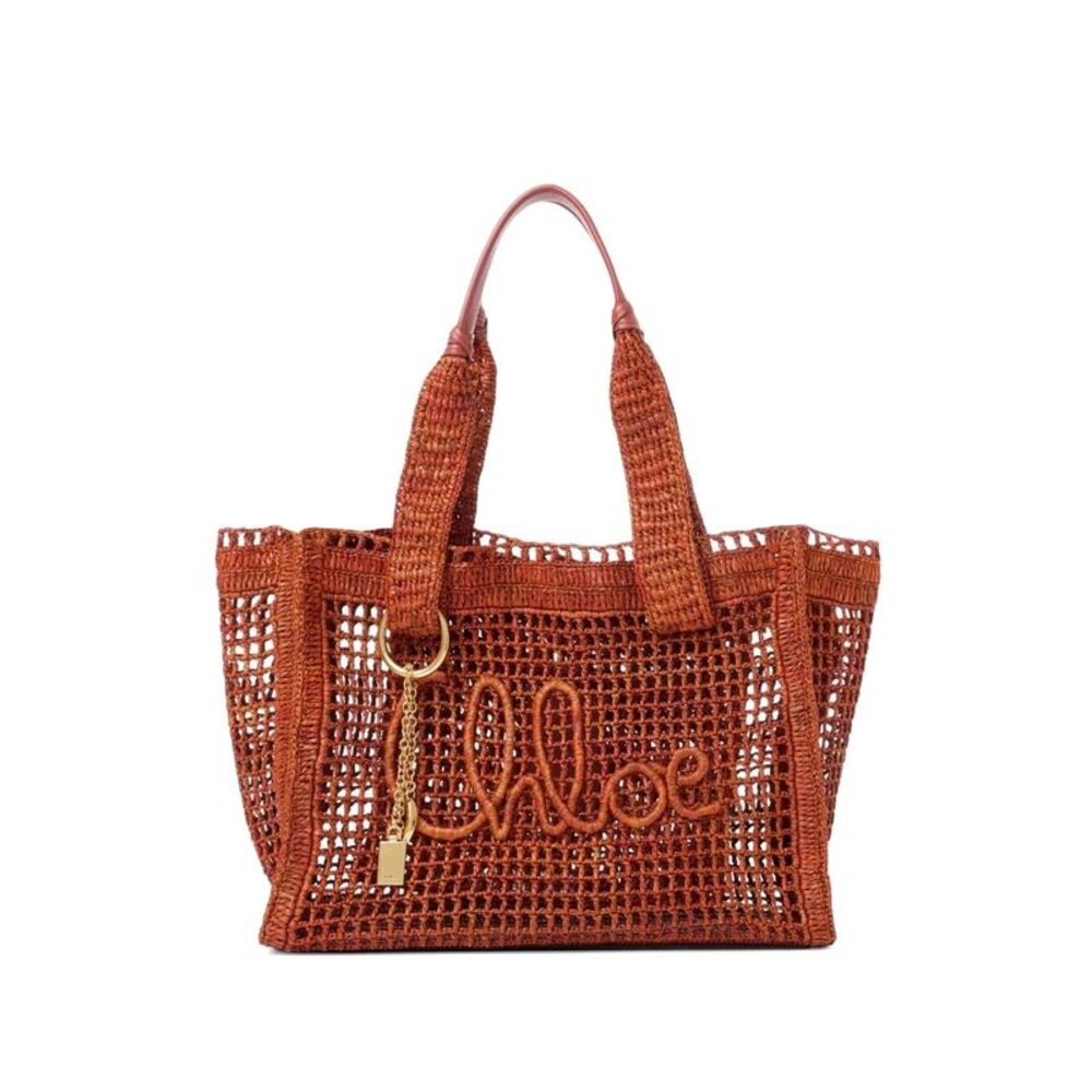 Summer Banana East-West Tote Bag In Raffia Women